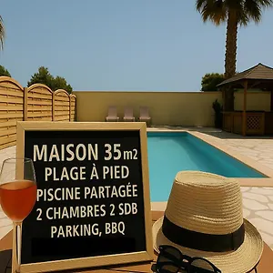 Hébergement de vacances Reve D'azur En Bord De A La Nartelle Avec Piscine Dans La Residence, Terrasse, Bbq, 2 2 Sdb De 35m2 Draps Inclus, Sainte-Maxime